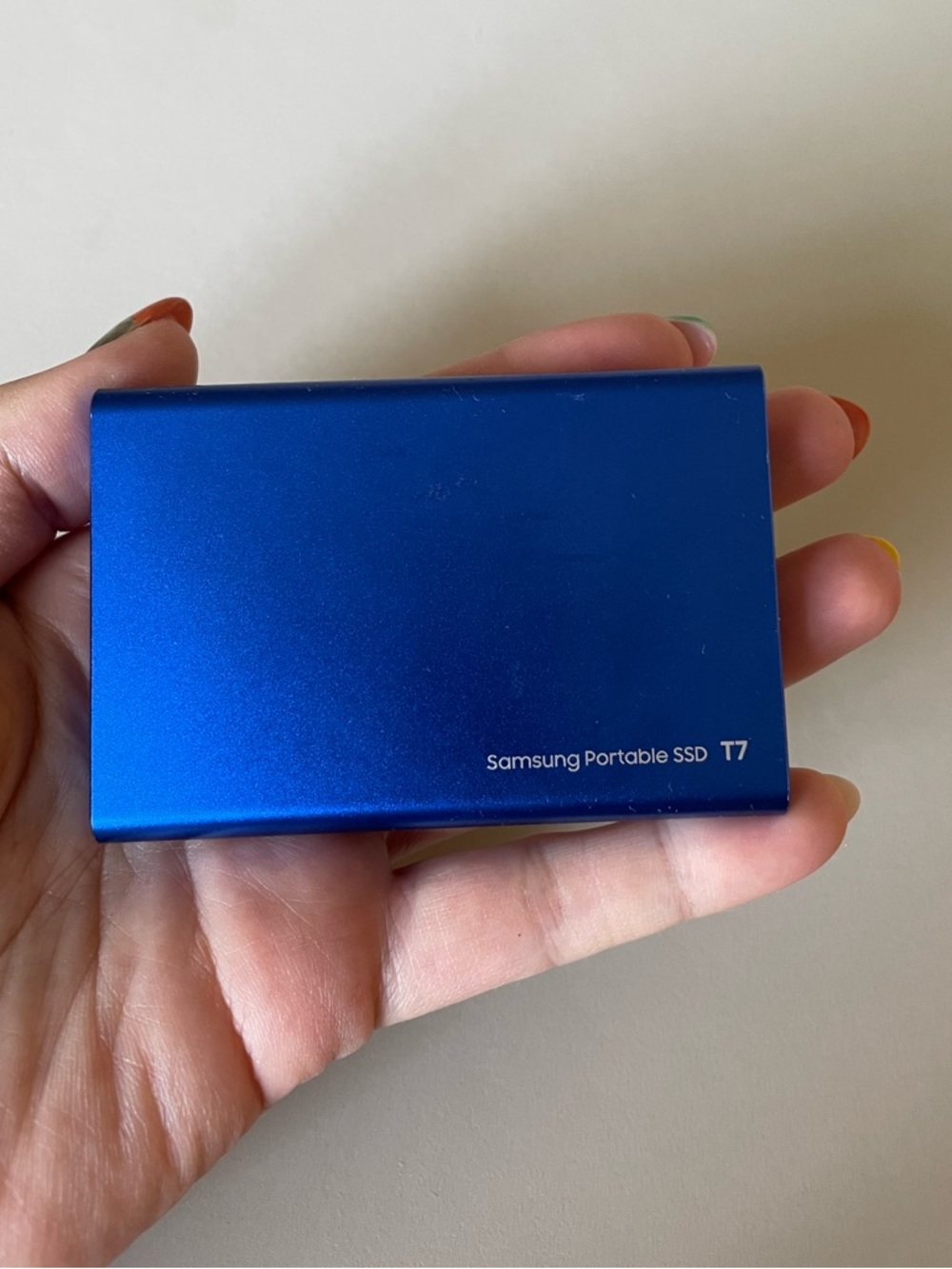 Samsung Portable SSD T7 - Metallic Blue External Drive